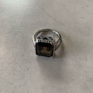 Brighton Brown Stone Ring Size 8